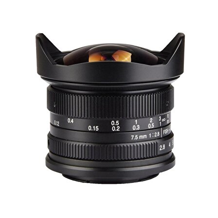 7artisans 7.5mm f/2.8 APS-C Manuel Focus Fisheye Balıkgözü Lens (Canon EF-M)