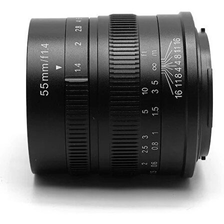 7artisans 55mm f/1.4 APS-C Manuel Focus Lens (Sony E) - UV Hediyeli