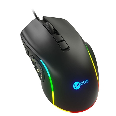 Lenovo Lecoo MS140 Kablolu RGB Gaming Oyuncu Mouse