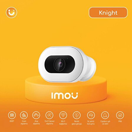 IMOU Knight Akıllı WiFi Kamera 8Mp IPC-F88FIN-V2