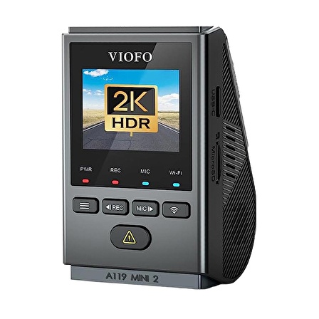 Viofo A119 Mini-2 HDR 2K 60FPS 5GHz WiFi ve GPS'li Araç Kamerası