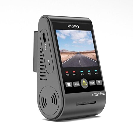 Viofo A229 Plus 2K HDR Sony Starvis 2 Sensörlü Wi-Fi GPS'li Araç Kamerası