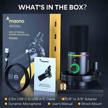 MAONO PD200X USB/XLR Dinamik Mikrofon