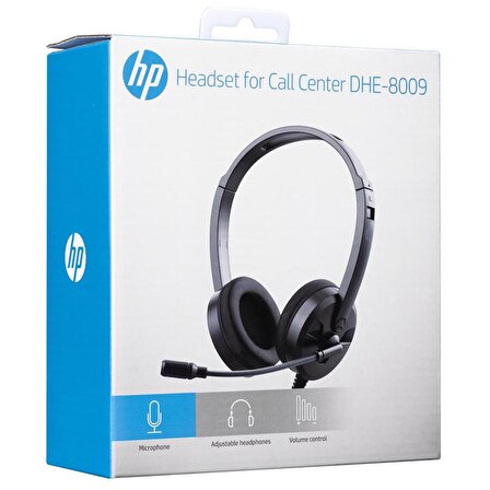 HP DHE-8009 Siyah Mikrofonlu Kulaklık