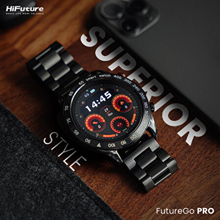 HiFuture FutureGo Pro 34mm Akıllı Saat Siyah