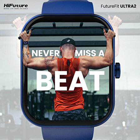 HiFuture FutureFit Ultra 2 47mm Akıllı Saat Mavi