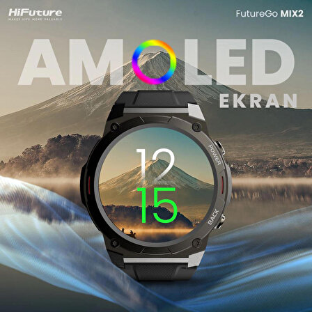 HiFuture FutureGo Mix2 36mm Akıllı Saat Günışığı Turuncusu
