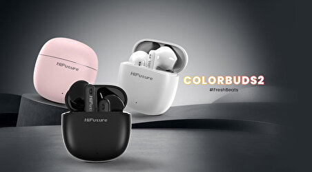 HiFuture ColorBuds 2 Bluetooth 5.2 TWS Kablosuz Kulakiçi Kulaklık Siyah