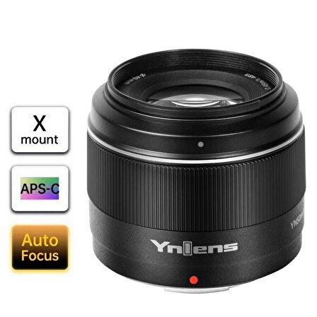 Yongnuo 50mm f/1.8X DA DSM Fujifilm X Mount Uyumlu Otofokus Prime Lens