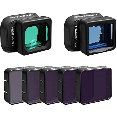 Freewell Djı Mini 3 & Mini 3 Pro Için Geniş Açı Anamorfik Lensler ve Nd Filtre Seti - Fw-Mn3-Anmwand
