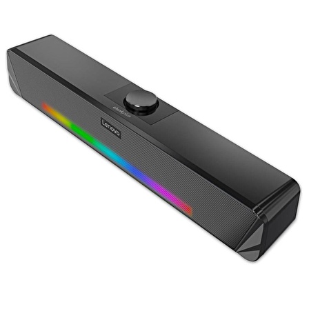 Lenovo thinkplus Masaüstü Bluetooth +Aux Soundbar Hoparlör RGB Işıklı TS33-B