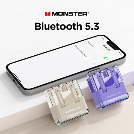 Monster Airmars XKT12 Gaming Bluetooth Kulaklık Mor