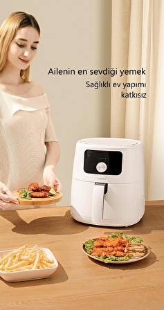 Lydsto Airfryer 5L XXL 5 lt Yağsız Airfryer Bej