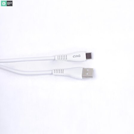 DVIP S11C 6A UsbA to Type-C Hızlı Data ve Şarj Kablosu Beyaz