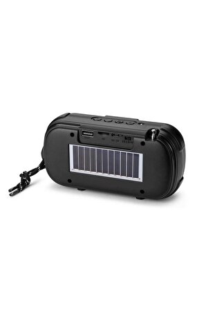 YGA63 Solar Enerjili FM Radyo Fenerli Bluetooth Hoparlör