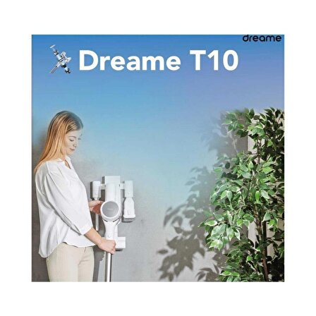 Dreame T10 Cordless Vacuum El Tipi Akülü Dikey Elektrikli Süpürge