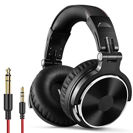 OneOdio Pro 10 Siyah Kulak Üstü Dj Kulaklığı
