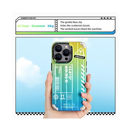 Rock iPhone 14 Pro Dream Color Serisi Clear Summer Sky