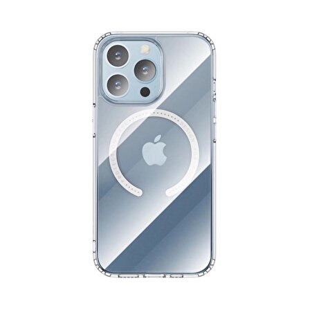 Rock iPhone 14 Plus Seri MagSafe Şeffaf Kılıf