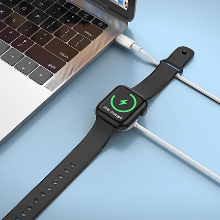 iWatch TYPE C ınput Apple watch Uyumlu kablosuz usb şarj iWatch 1,2,3,4,5,6,7, SE series şarj cihazı