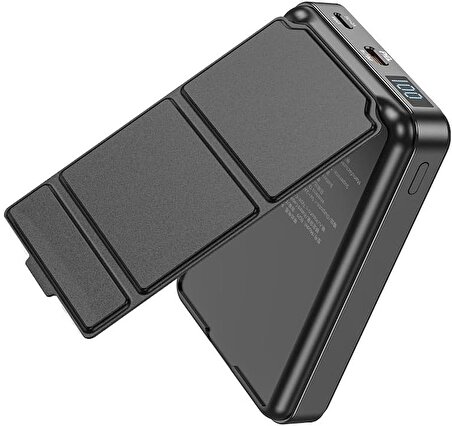 Borofone Powerbank Kablosuz Şarj Destekli Güç Bankası iPhone Uyumlu Discovery Edition PD20W 10000mAh wireless charging Android Uyumlu BJ29