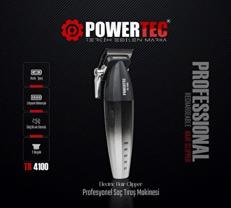 Powertec TR-4100 Kuru Saç Kesme Makinesi