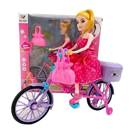 Bisikletli Kız Evcilik Oyun Seti - 6587