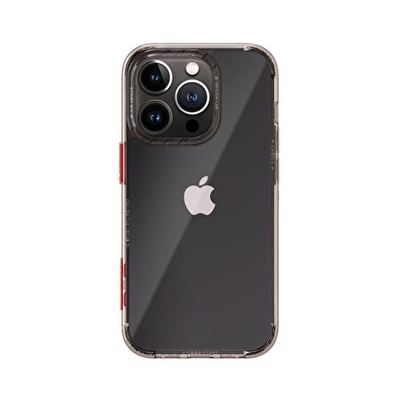 Rock iPhone 14 Pro Air Serisi Şeffaf Silikon Kılıf Siyah