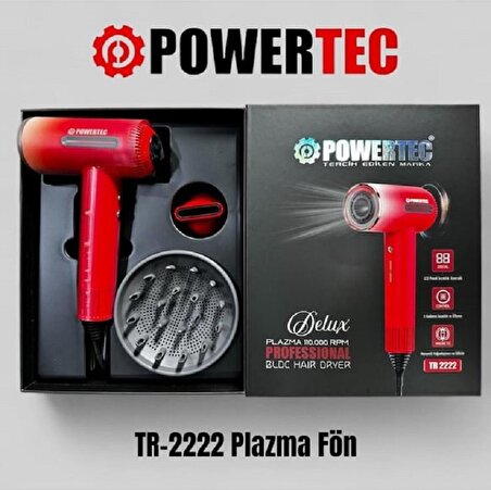 Powertec TR-2222 Delux Plazma Digital Fön Makinası