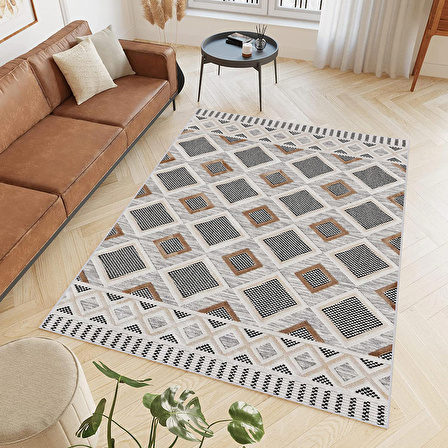 Dijital Baskı Yıkanabilir Kaymaz Taban Salon Halısı Ve Yolluk RVG0480
