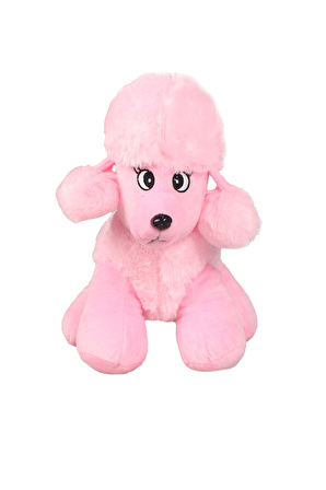 Havlayan Poodle Kaniş Peluş Oyuncak 30 cm Pembe