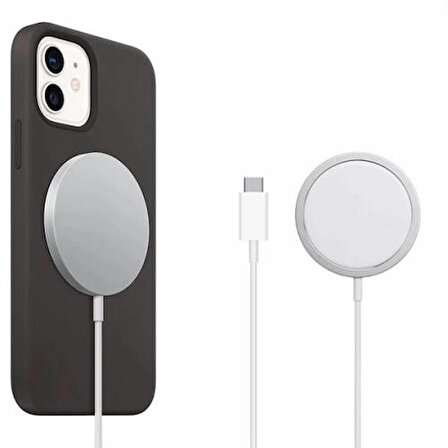 Polham Apple İphone 12,13 Serisi 15W Magsafe Kablosuz Şarj Aleti, Ultra Hızlı Manyetik Şarj Cihazı
