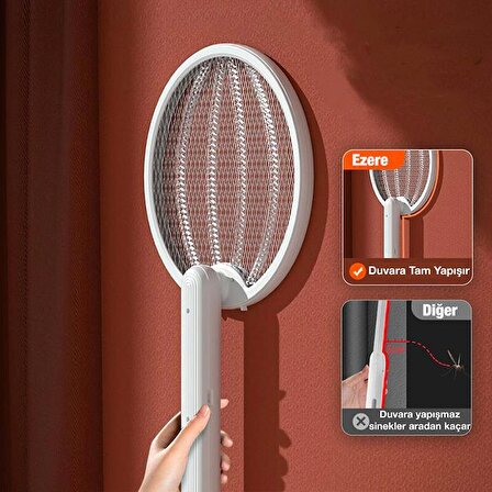 Polham 3000w Şarjlı Uv Işıklı Elektrikli Sivrisinek Kovucu Öldürücü Masaüstü El Tutmalı Katlanabilir