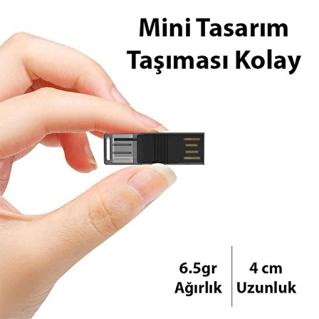 Polham Type-c Hafıza kart ve USB Flash Bellek Okuyucu, TF Kart Reader, Telefon, Tablet, PC Reader