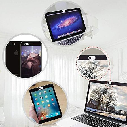 Polham 3 adet Set Webcam Görüntü Kapatıcı, Notebook, Tablet, Telefon Kamera Engelleyici Yapışkanlı Aparat