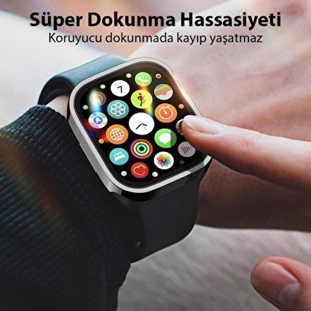 Polham Armor Zırhlı Apple Watch 41mm Full Kaplama Zırhlı Kılıf,Apple Watch 2-3-4-5-6-7-8 ve SE Kılıf