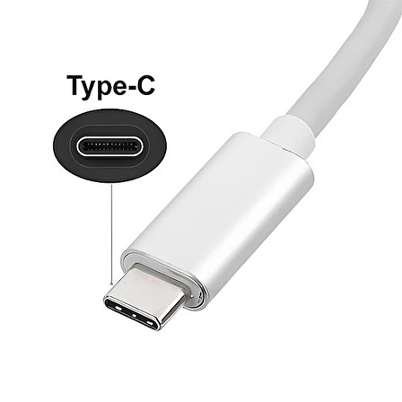 Polham 100W 1.8 Metre Type C to Magsafe 1 (L-Tip) Şarj Kablosu, Apple Macbook Pro, Air Şarj Kablosu