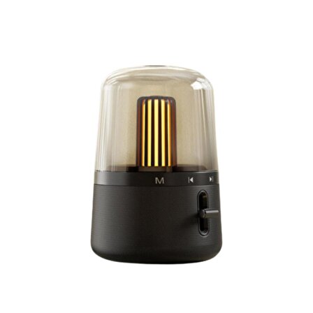 Polham 2in1 Bluetooth Hoparlör ve Gece Lambası, Ayarlanabilir Işık Dereceli Şarjlı Taşınabilir Lamba