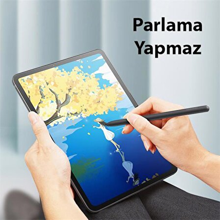 Polham Samsung Galaxy Tab S8 ve S7 Uyumlu Paperfeel 0.15mm Full Kaplama Darbe Emici Ekran Koruyucu