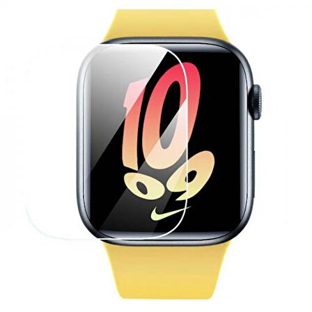 Baseus Full Kaplama Apple Watch 4,5,6,SE ve SE2 40mm İle Uyumlu Ekran Koruyucu, Çizik ve Kırılma Önleyici Nano