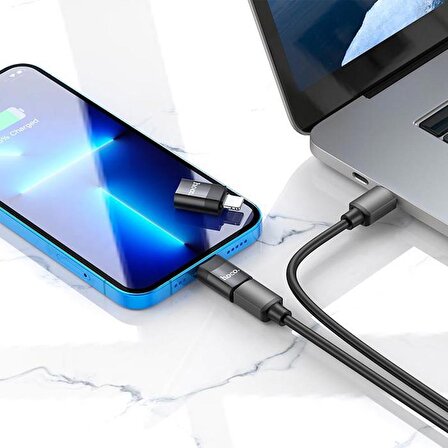 Polham HC Series iPhone Lightning to Type-C Dönüştürücü Çevirici Adaptör, İphone Type C OTG Çevirici Adaptör