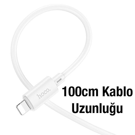 Polham HC Series 1MT 20W Type-C to iPhone Lightning Süper Hızlı Şarj ve Data Kablosu, Akım ve Isı Korumalı  Silikon Kopmaz Kablo