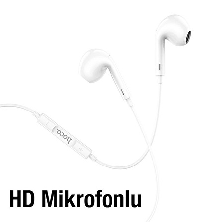 Polham HC Series iPhone Lightning Kulakiçi Kablolu Kulaklık, 120Cm Kablolu, HD Ses ve Mikrofonlu Kulaklık