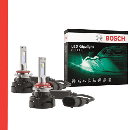 Bosch H7 Gigalight Led Ampul 12V 30W 6000K 1987301557