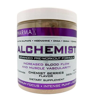 Pharma X - Alchemist Advanced PreWorkout Yohimbine DMAA Agmantine Formula 360 G