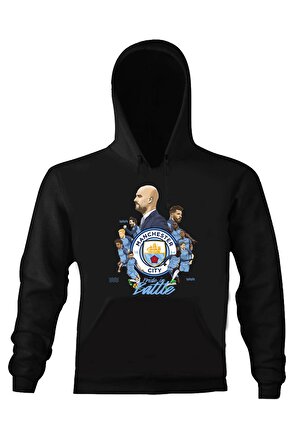 Art T-Shirt GUARDIOLA M.CITY UNISEX KAPÜŞONLU SWEATHIRT