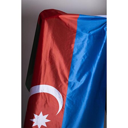 Azerbaycan Bayrağı Raşel Kumaş Dijital Baskı