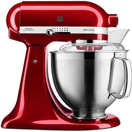 Kitchenaid 5KSM185PSECA Artisan 4.8 Lt Mutfak Şefi - Candy Apple