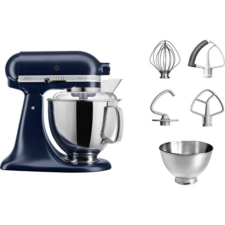 Kitchenaid 5KSM175PSEIB Artisan 4.8 Lt Mutfak Şefi - Ink Blue