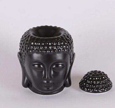 Siyah Buddha Seramik Buhurdanlık